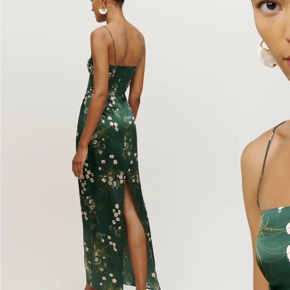 COPY - Reformation Frankie Dress 8 - HotHouse Pink - new Without tags - Picture 3 of 8